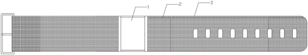 Wearable-device fixing band