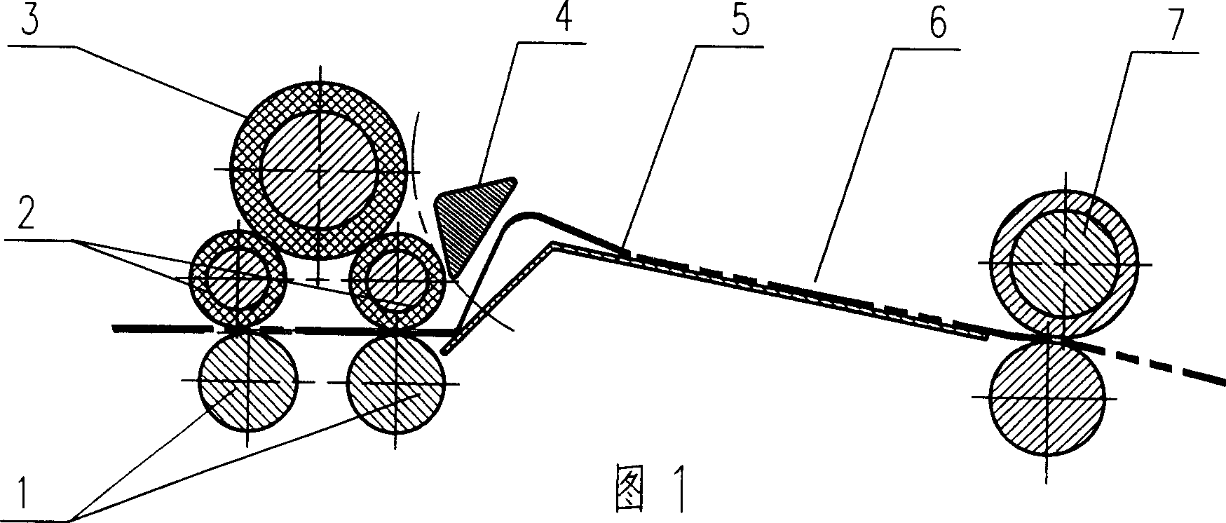 Cotton-network guide device of combing machine