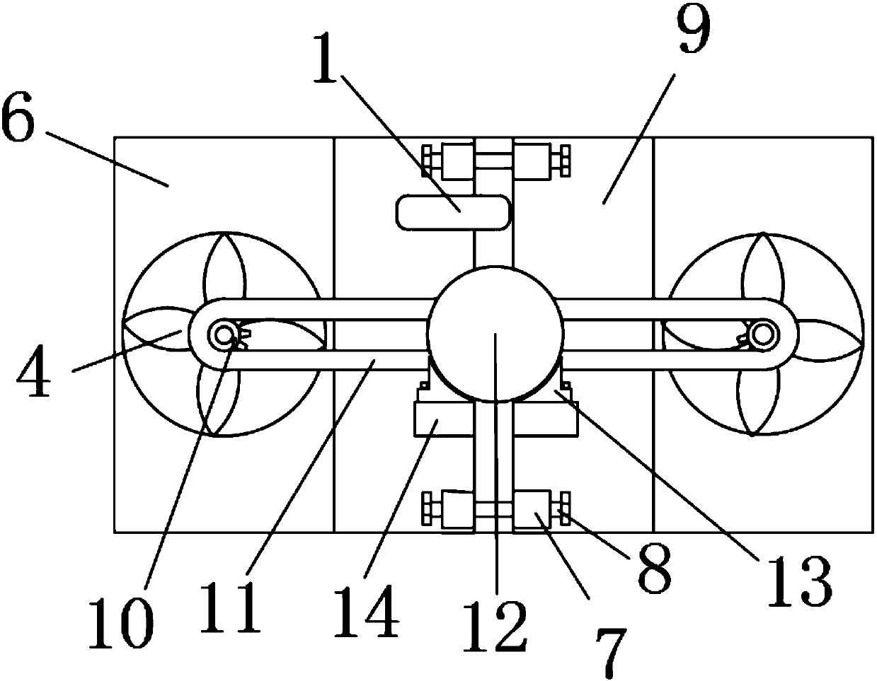 Anti-scald motorcycle engine heat dissipation mechanism