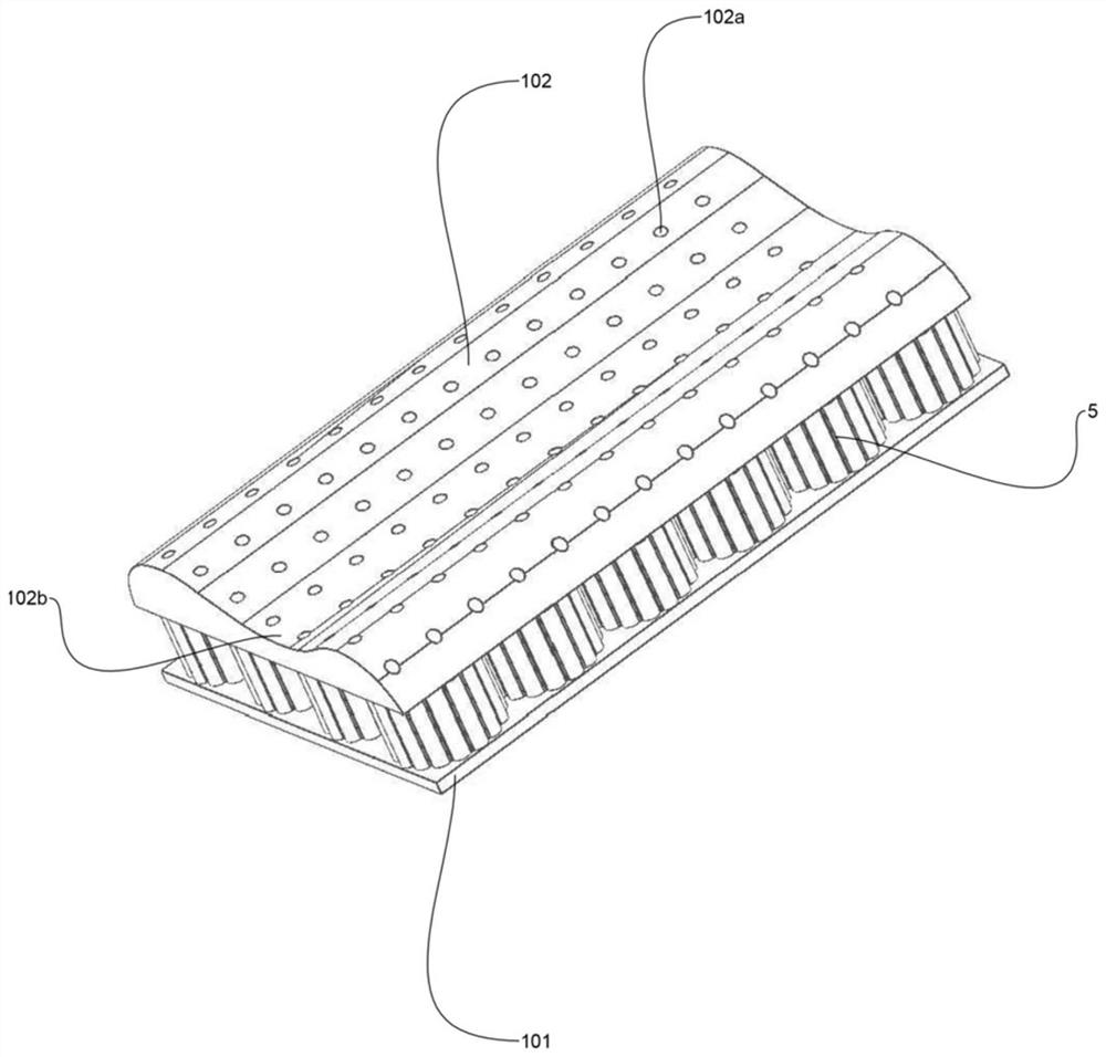 Bedding article with improved comfortable structure