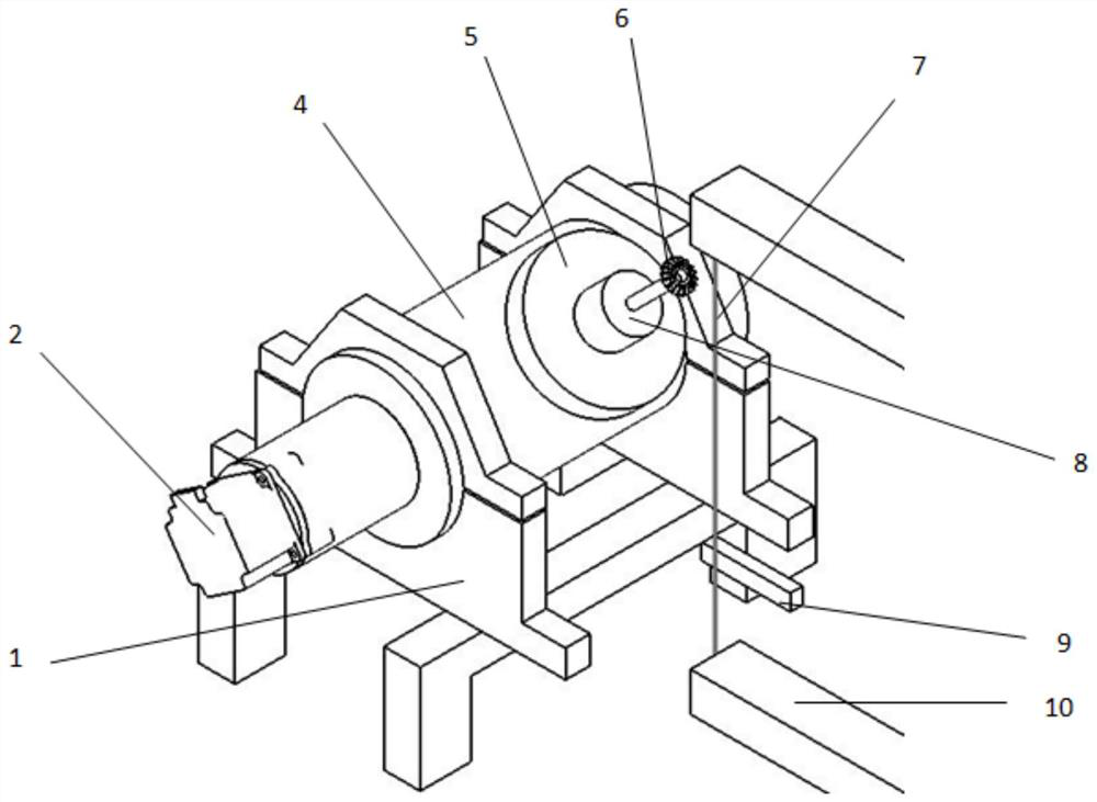 Wire cutting machining device and method for machining bevel gear