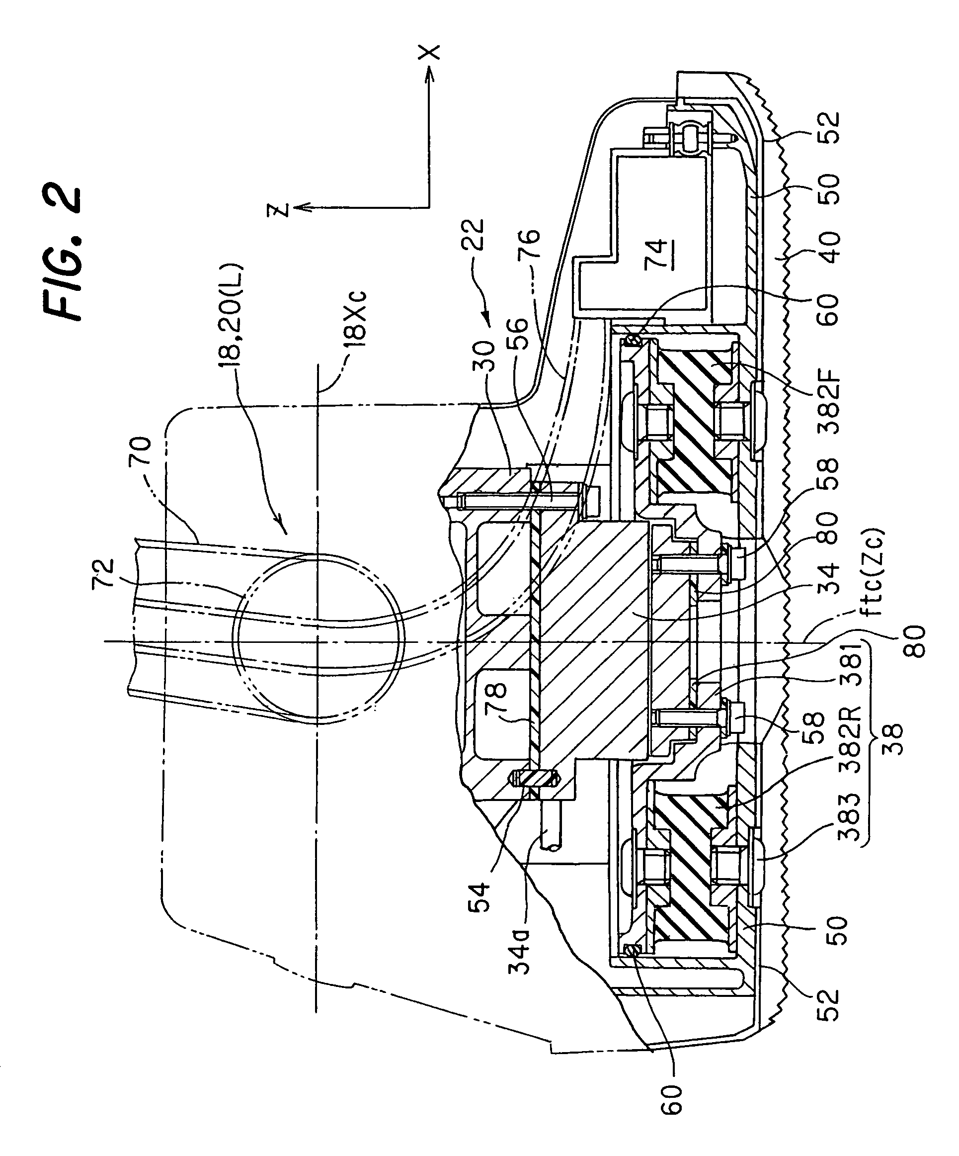 Floor reaction detector of legged mobile robot