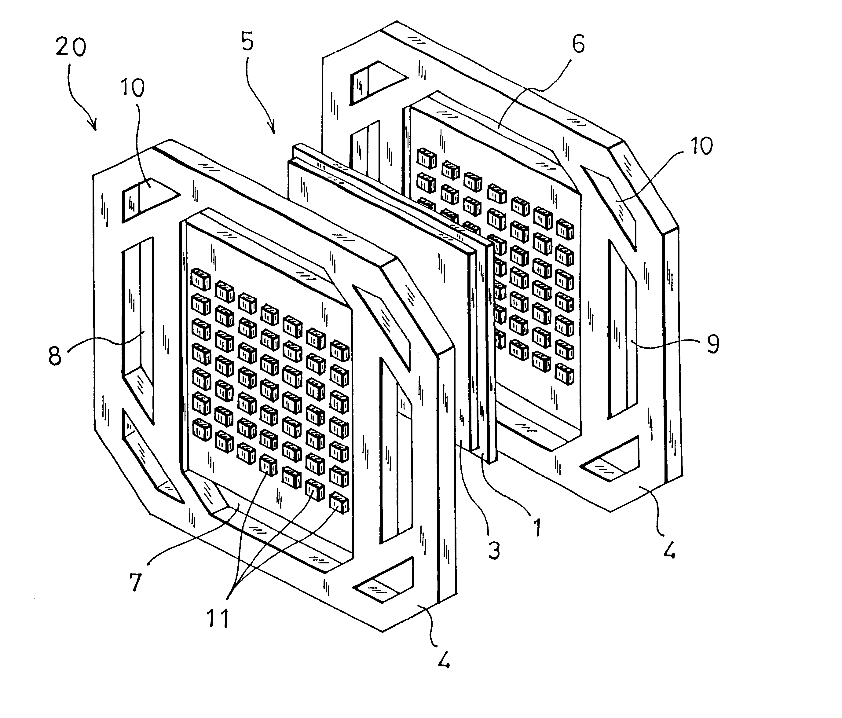 Separator for a fuel cell