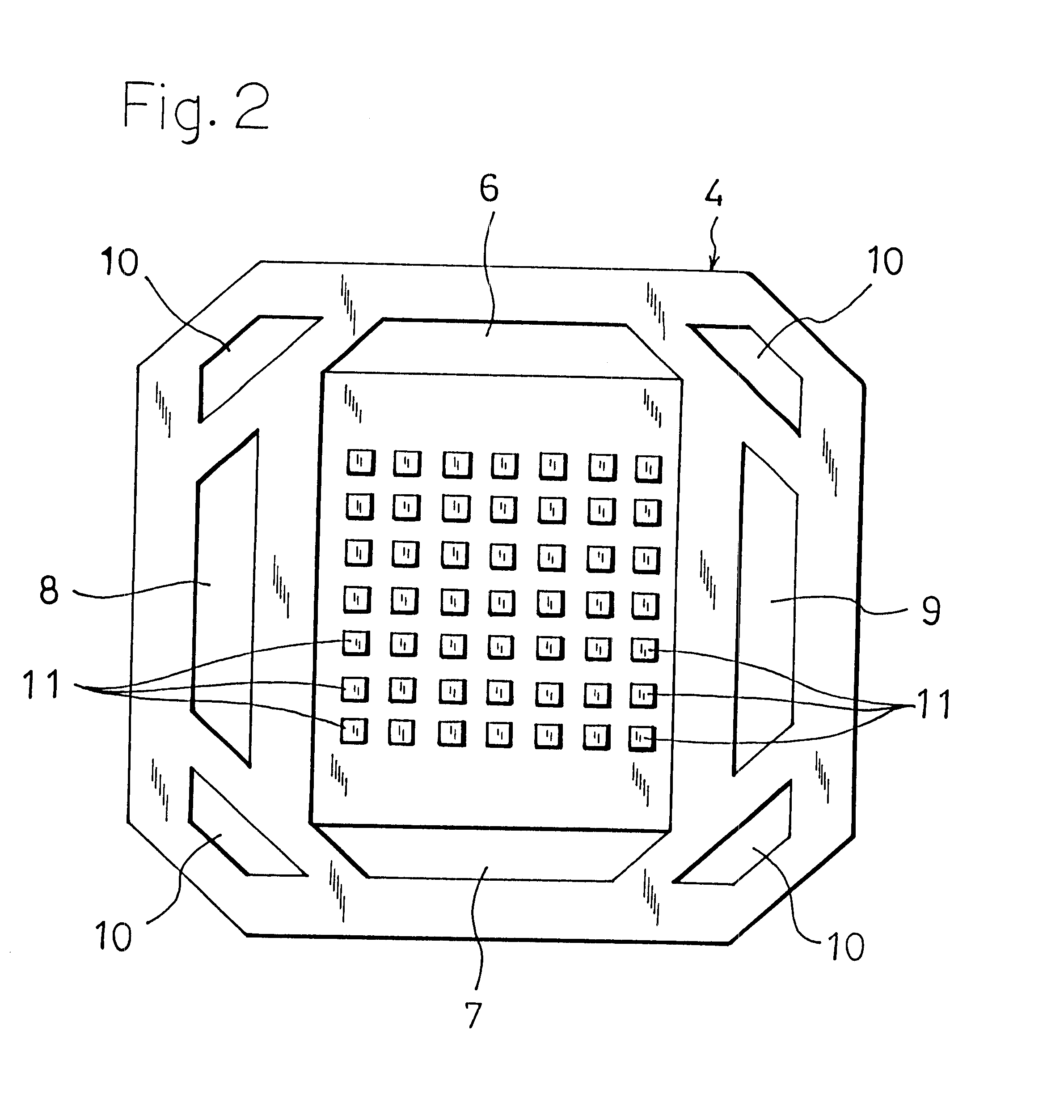 Separator for a fuel cell