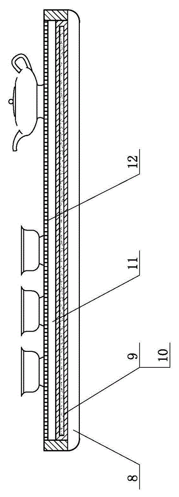 Folding stretching bench