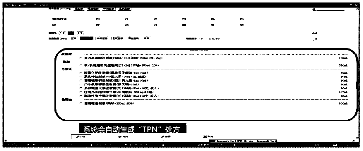 Intelligent parenteral nutrition physician order system