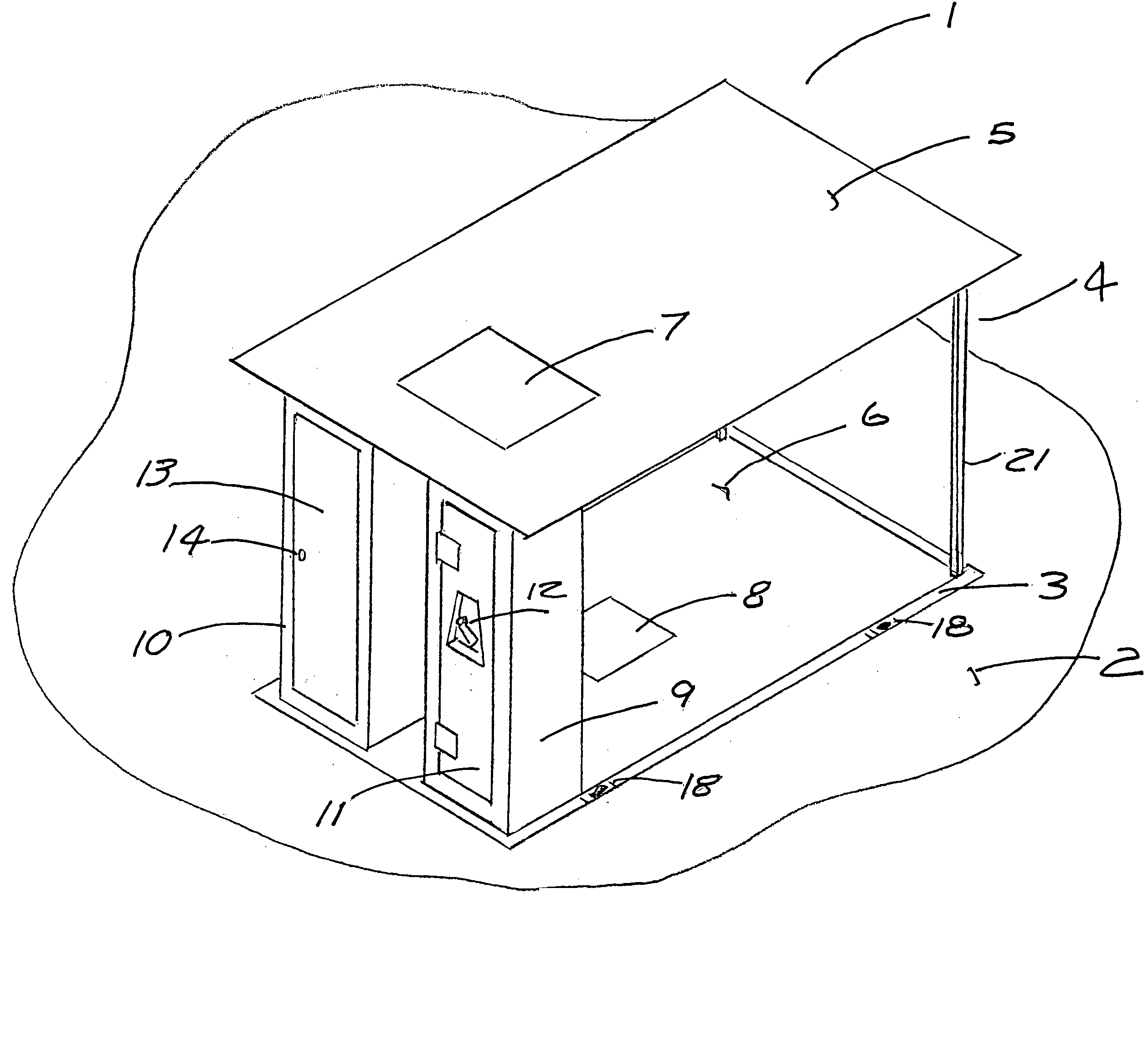 Concealed storage system