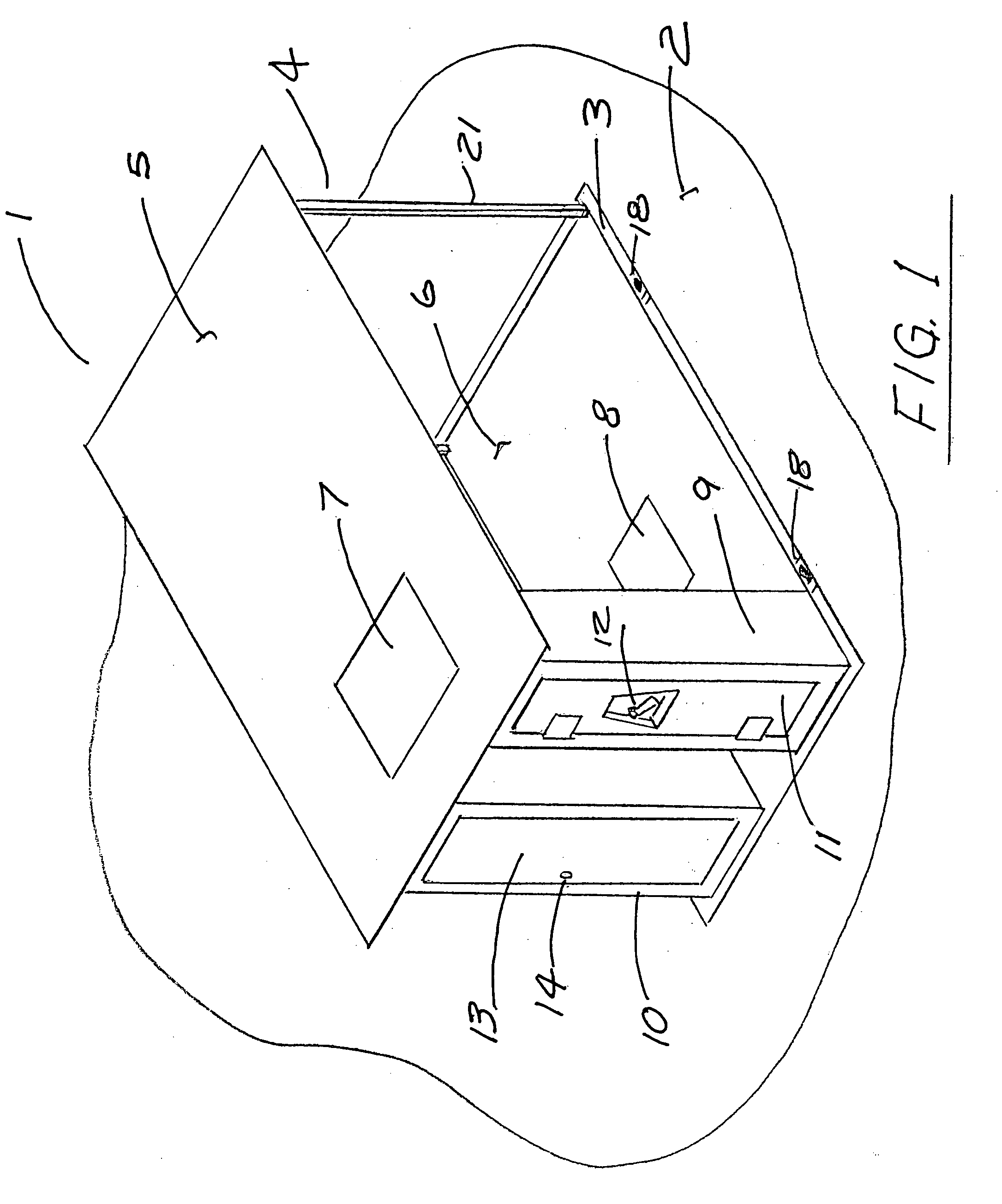 Concealed storage system