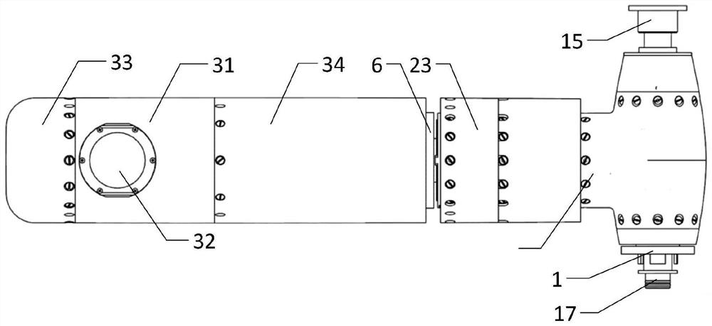 Underwater vehicle concealed monitoring method based on storage type mast