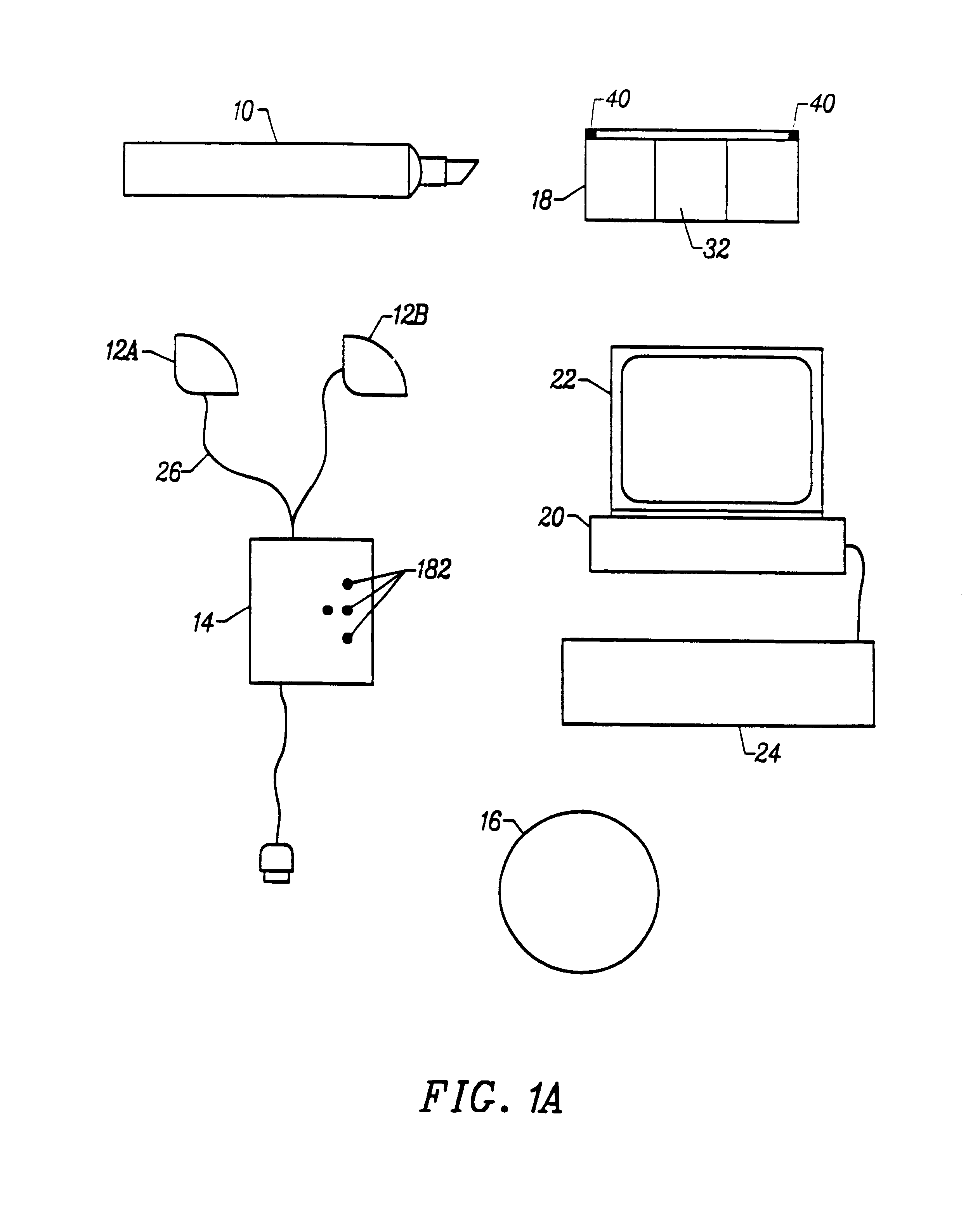 Detector assembly for use in a transcription system