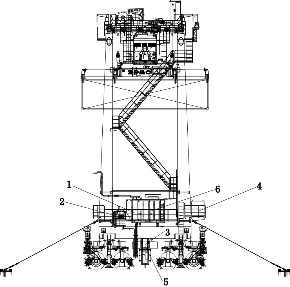 Method for automatically detecting and monitoring vehicle and plate separation during hoisting of container