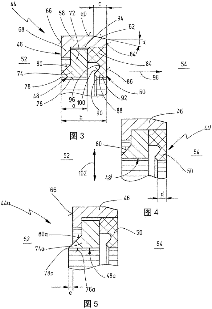 Stripper unit and hydraulic working apparatus having a stripper unit