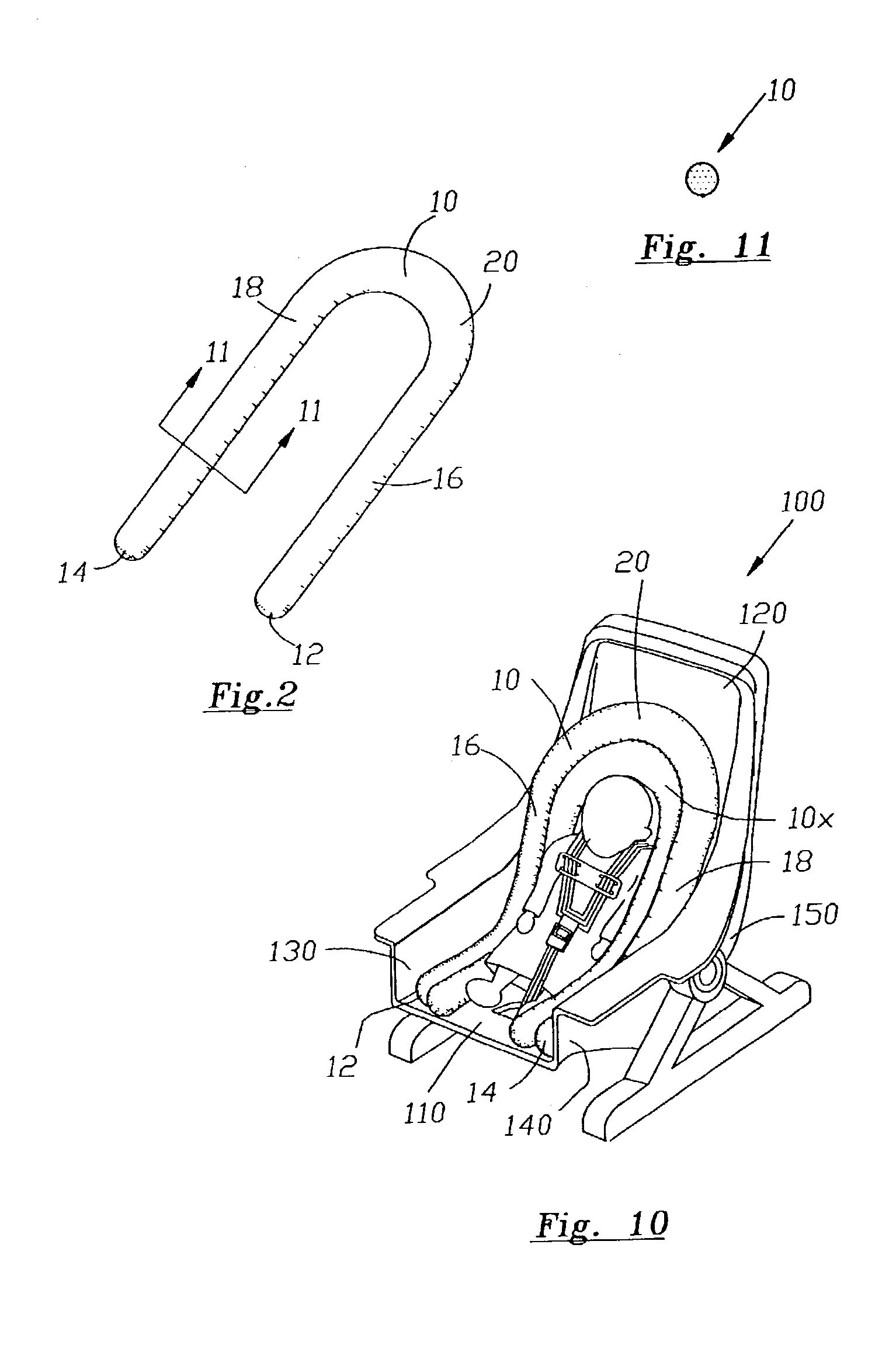 Child's car seat cushion