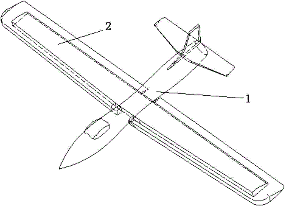 Whole oil tank structure of airplane