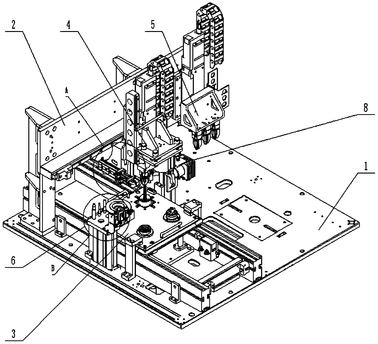 Automatic turbine assembly and intermediate assembling system