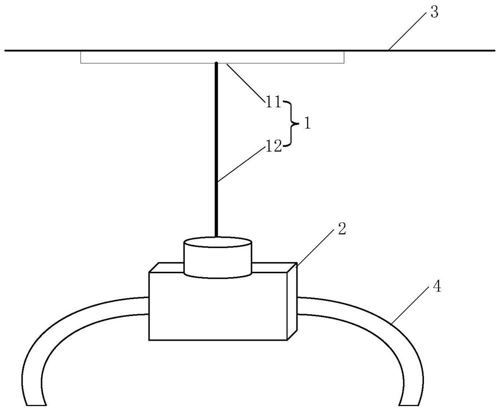 Suspended fall-proof robot