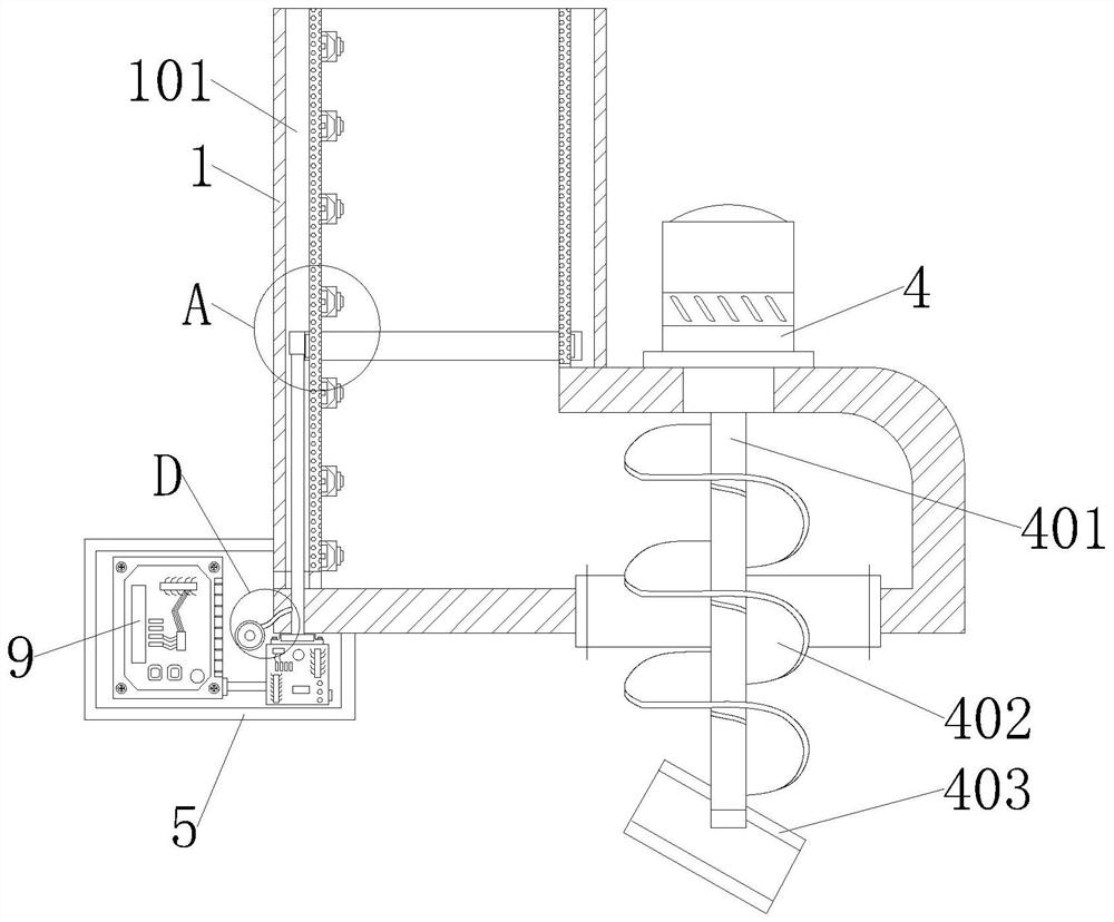 Gas supply device for preventing and controlling coal combustion pollution