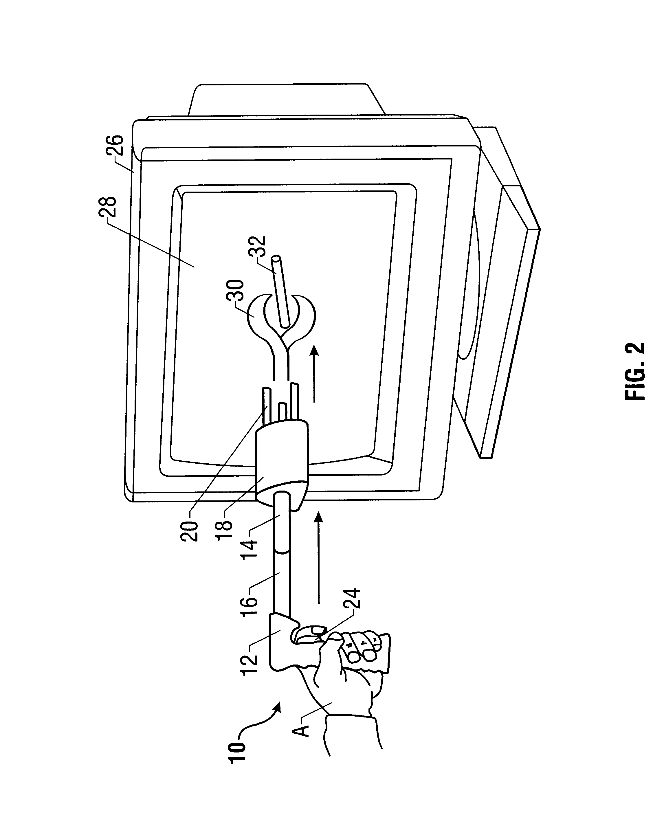 Physically interacting with a processor-based display