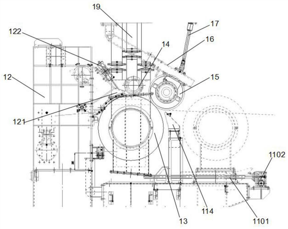 High-speed vacuum cylinder paper machine