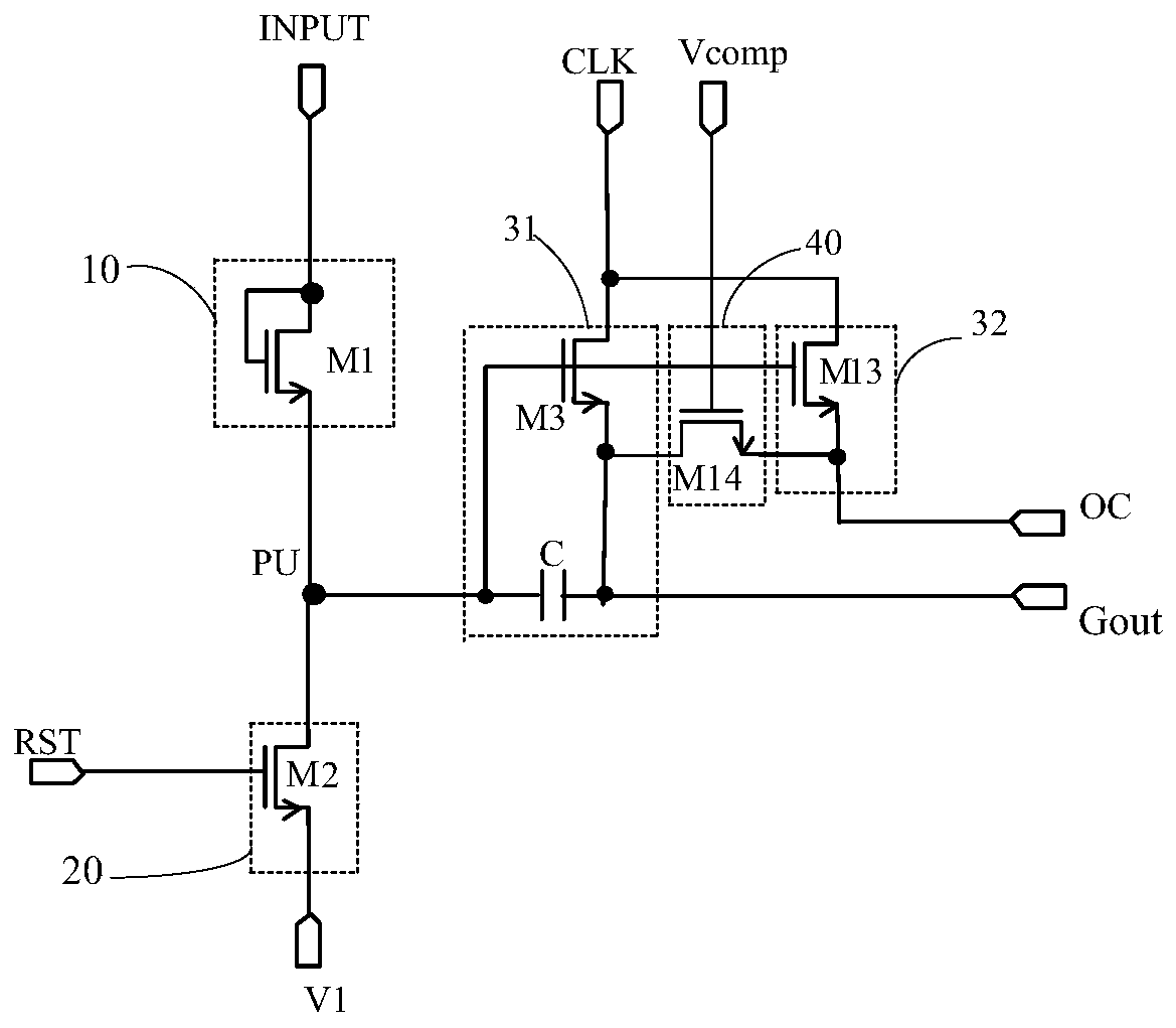 Shifting register and driving method thereof, gate driving circuit and display device