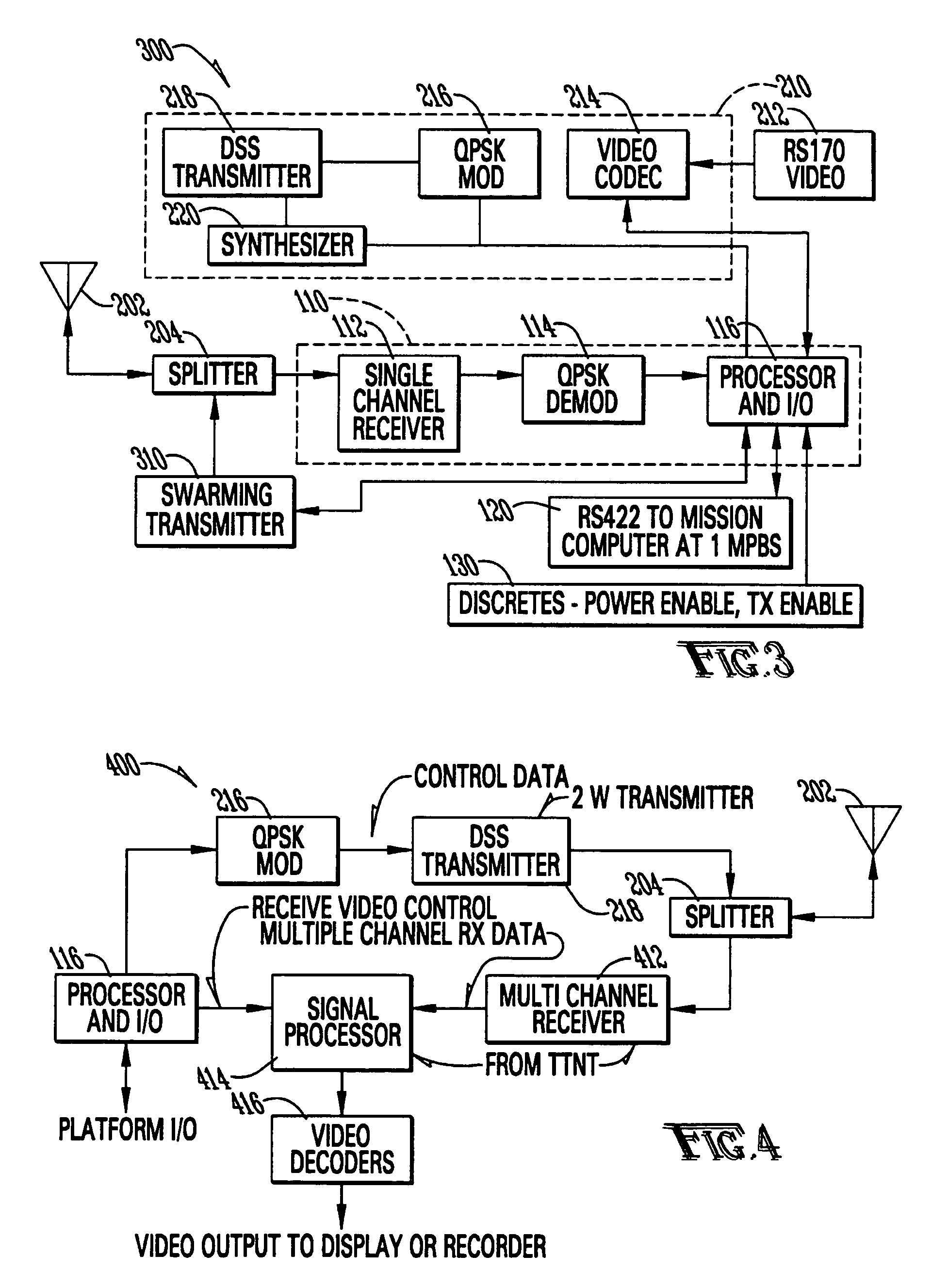 System and method for communicating with airborne weapons platforms