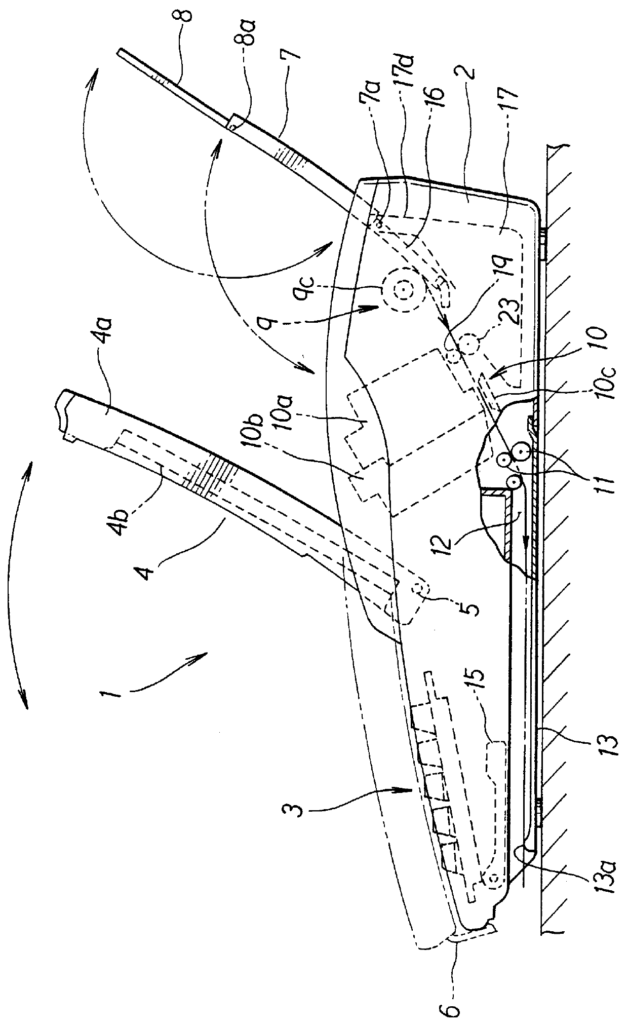 Sheet feeder for feeding sheets of different rigidity