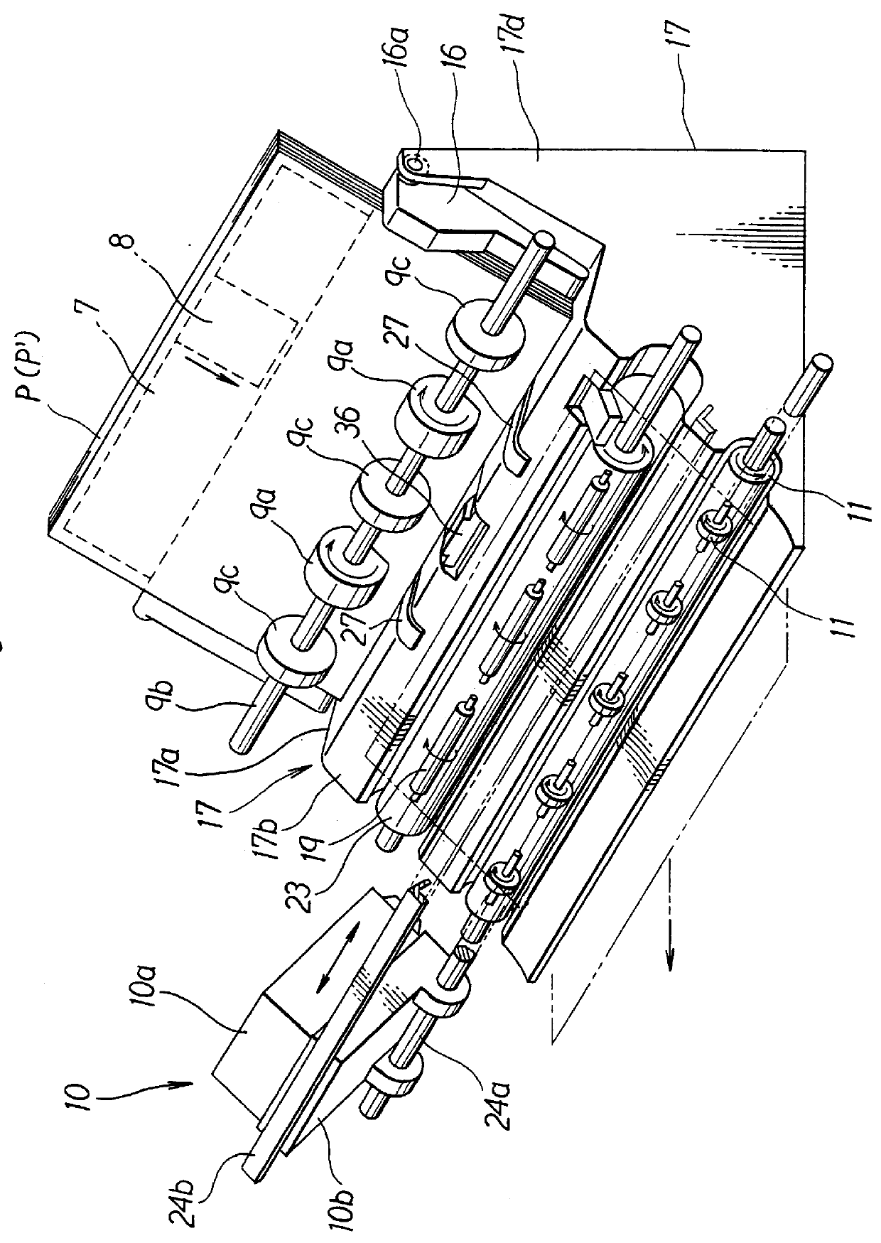 Sheet feeder for feeding sheets of different rigidity