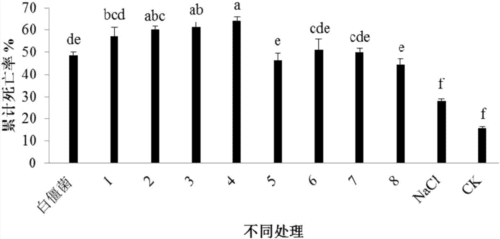 Biopesticide preparation synergic composition for preventing and controlling solenopsis invicta