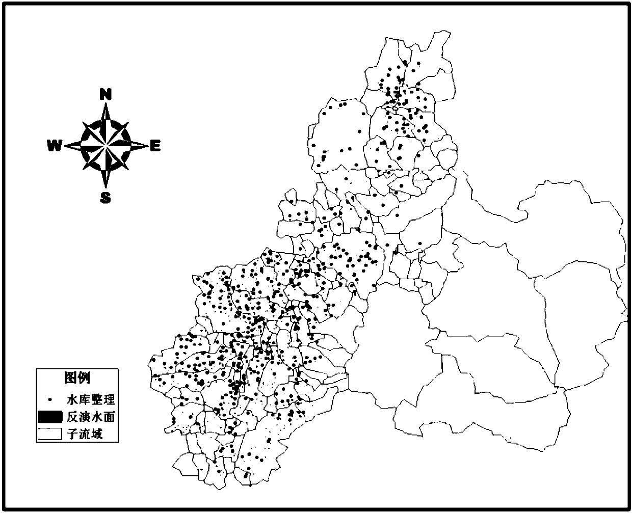 Small water conservancy project water surface area and water storage determination method based on remote sensing