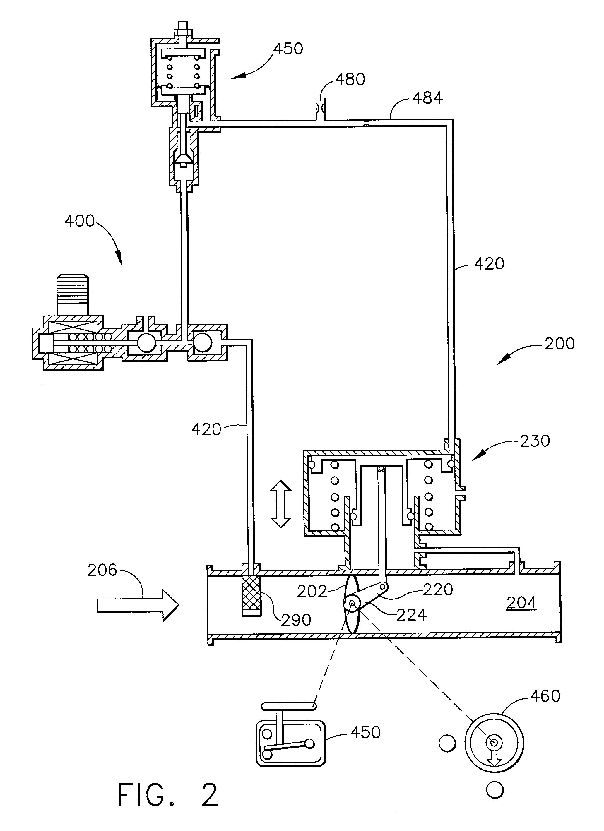 Micro volume actuator for an air turbine starter