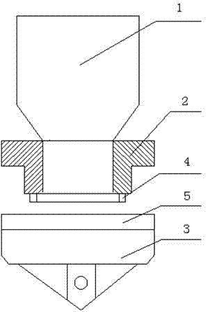 Sealing method of gas making furnace discharging ash round door and device