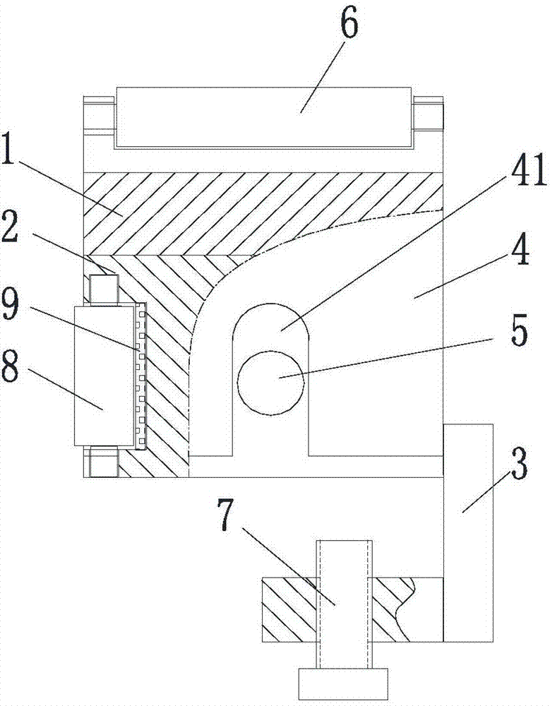 Drag-reduction guiding unloading device and pushing method for pushing and constructing combined bridge