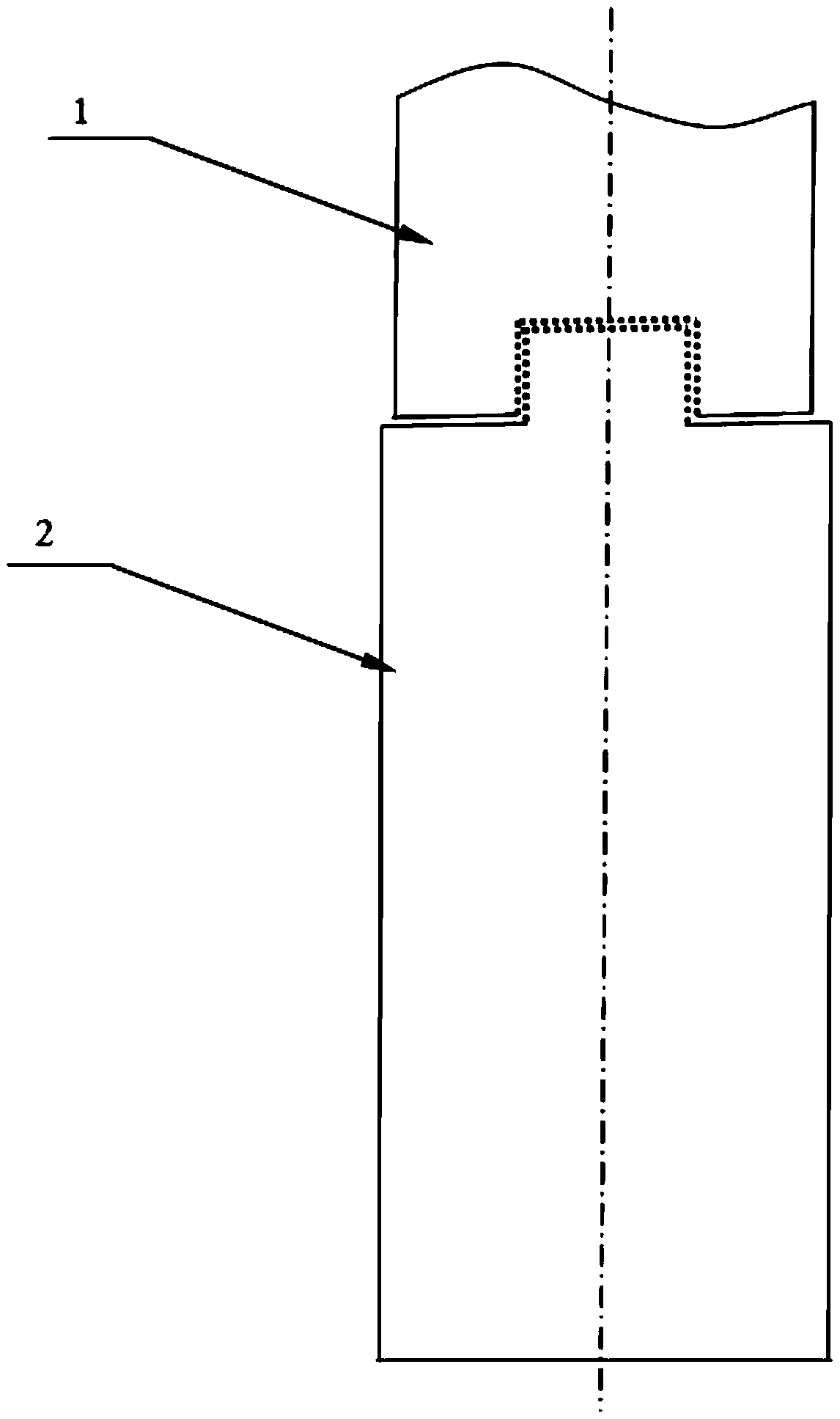 A high-performance copper-iron alloy material and its preparation method by electroslag remelting