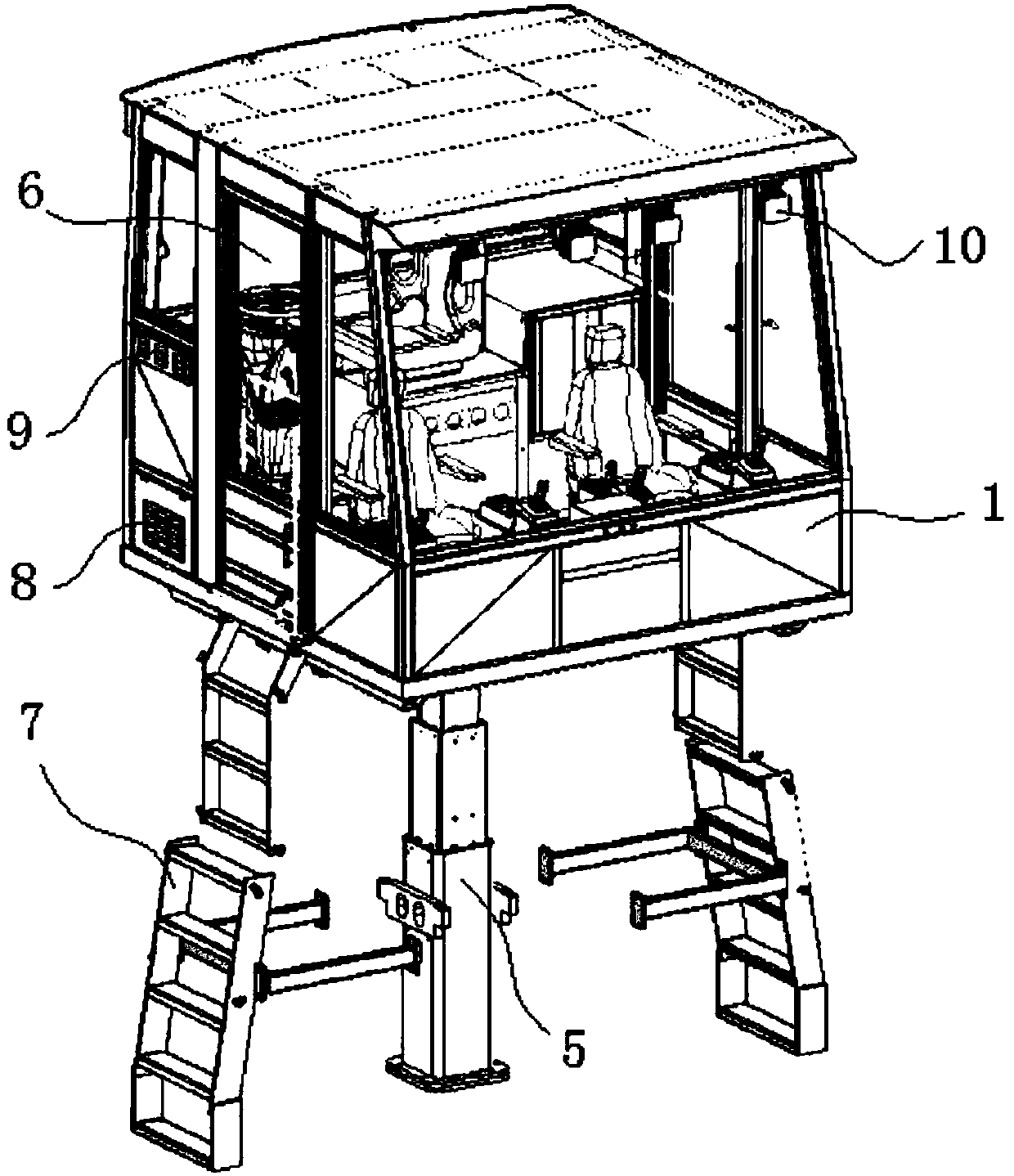 Drill jumbo cab