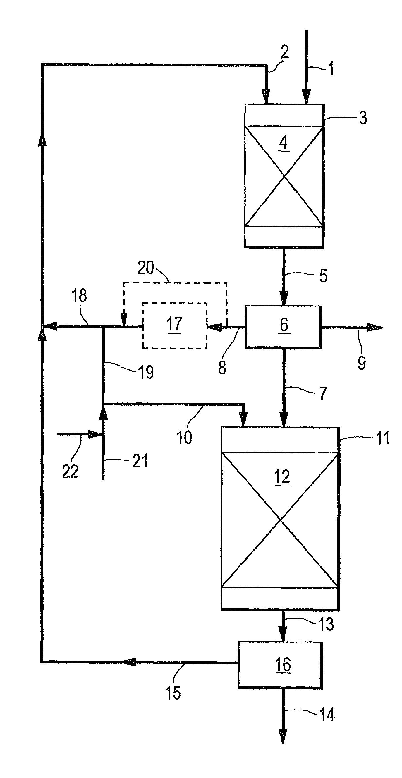 Process for producing paraffinic hydrocarbons