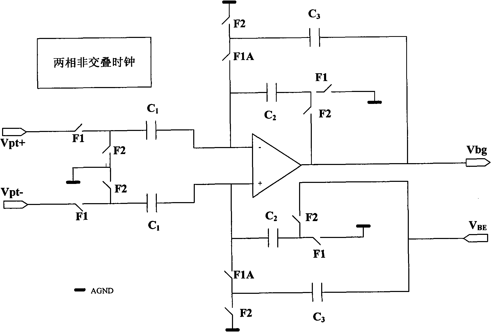 Band-gap reference voltage producing circuit