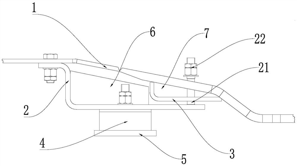 Rail-changing wagon upper side bearing and rail changing method for standard-gauge rail and narrow-gauge rail