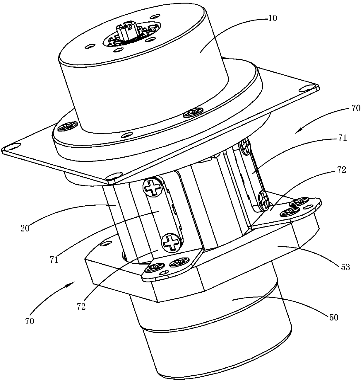 A six-way liquid distribution valve for glycated hemoglobin analyzer