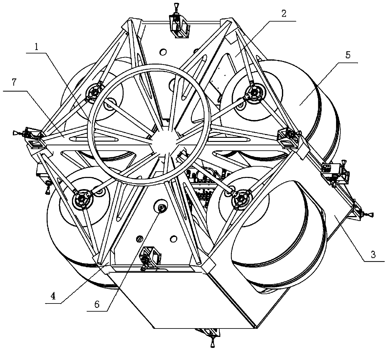 On-orbit separable satellite propulsion service system