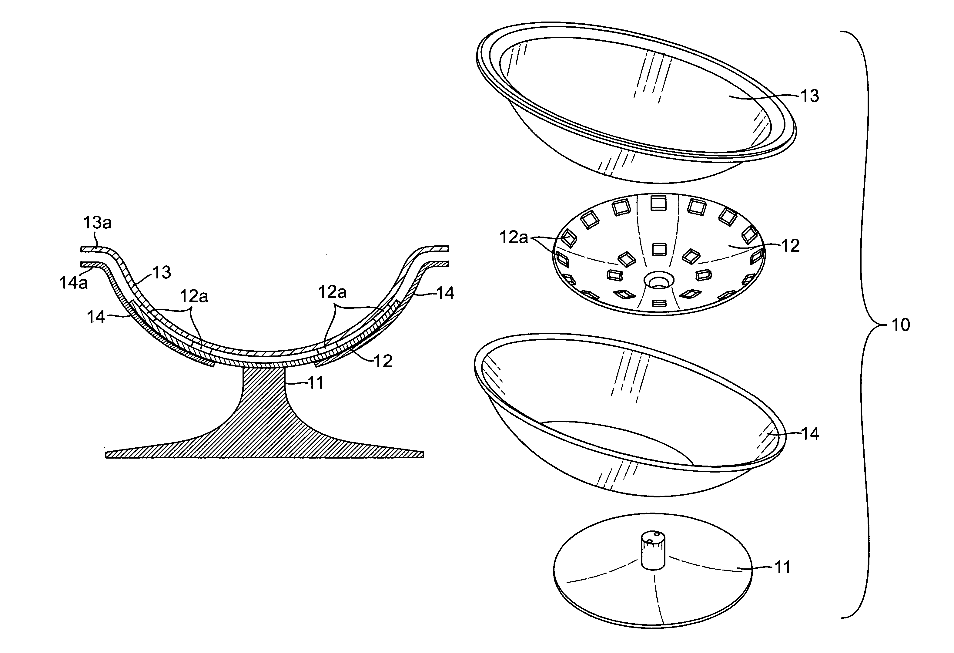 Swivel and reclining chair