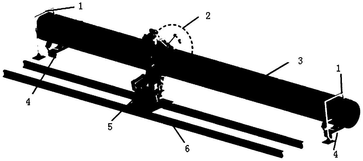 Large spiral steel pipe quality detecting device and method