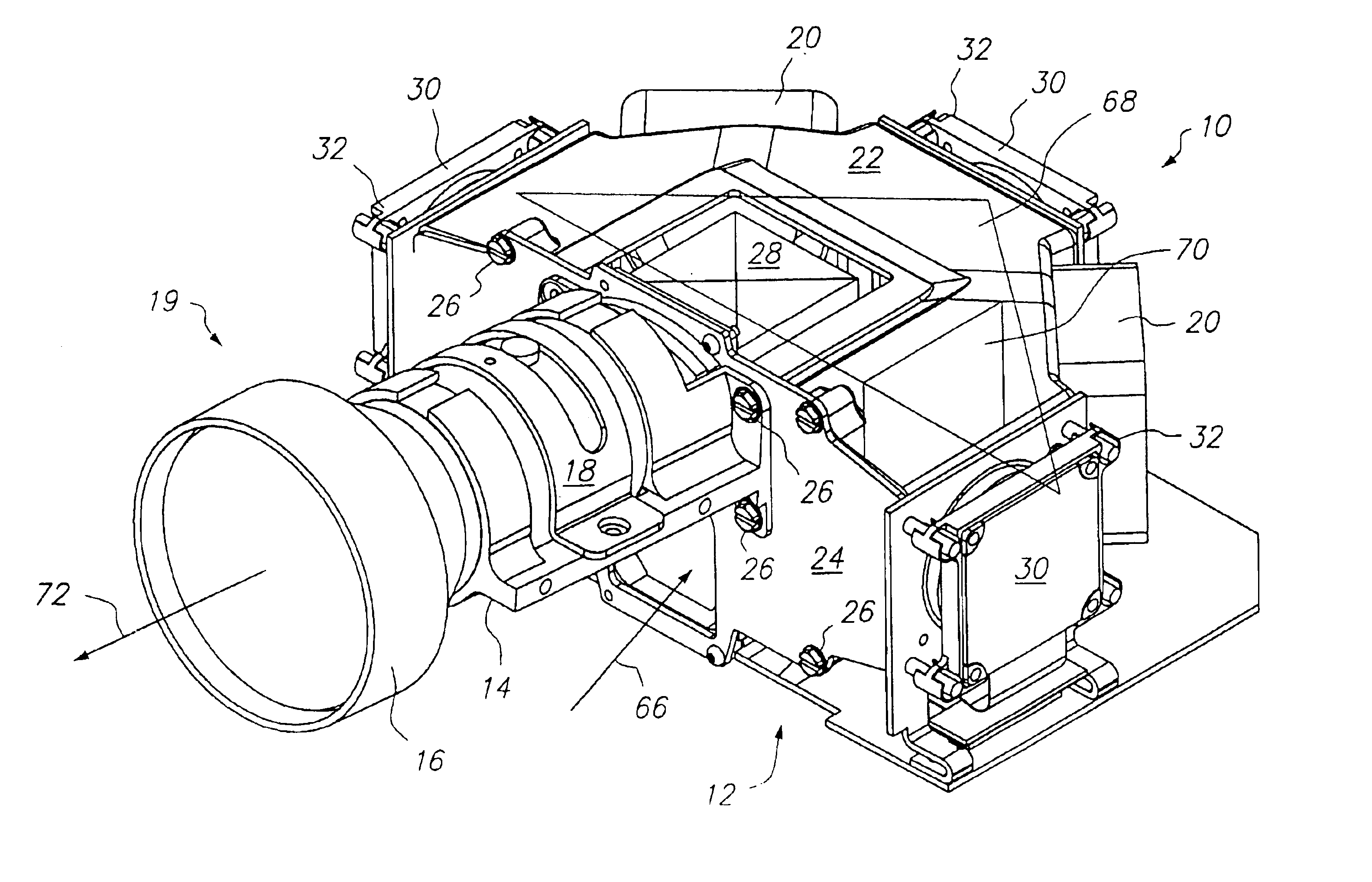 Multi channel imaging engine apparatus