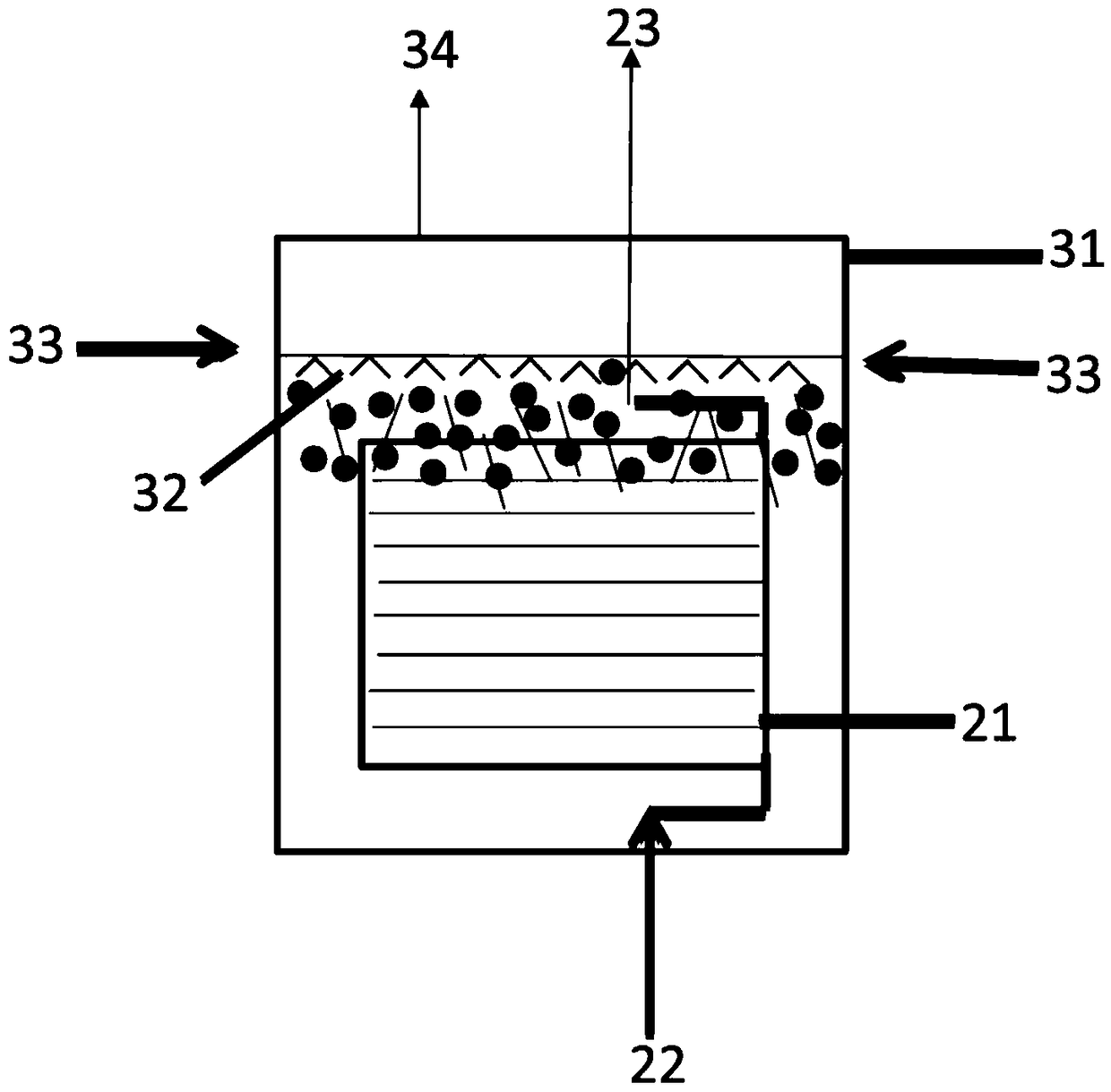 Heat transfer oil boiler steam generating system capable of changing physical and chemical properties of water