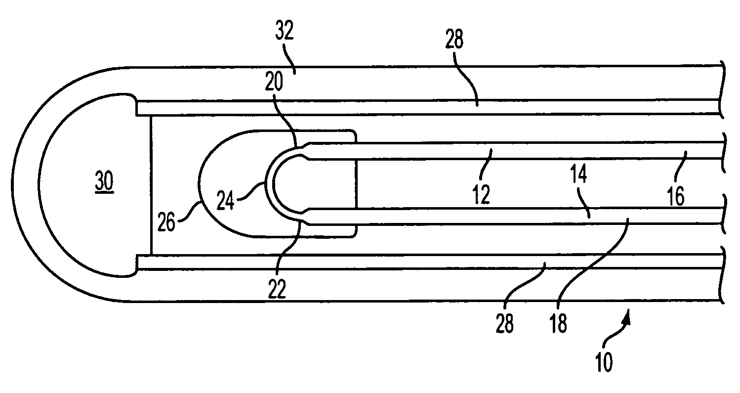 Fiber optic cable with miniature bend incorporated