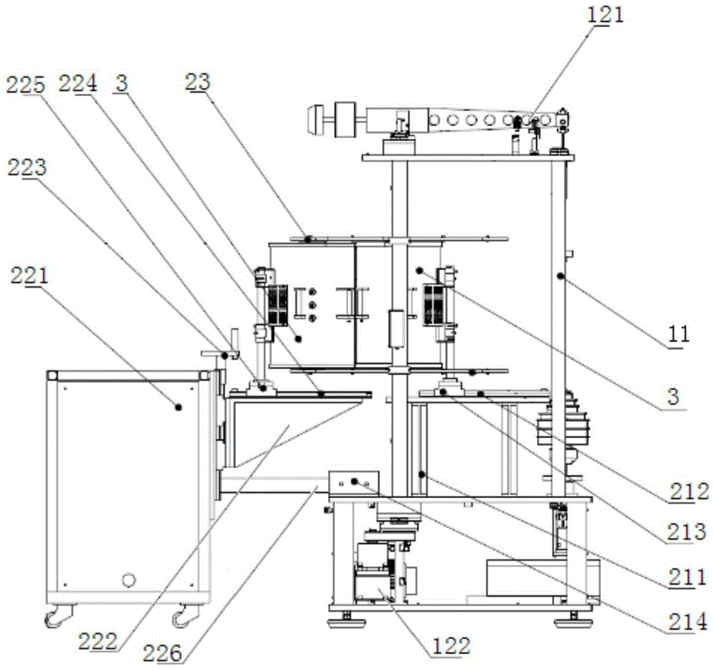 Long-time continuous working creep and rupture tester