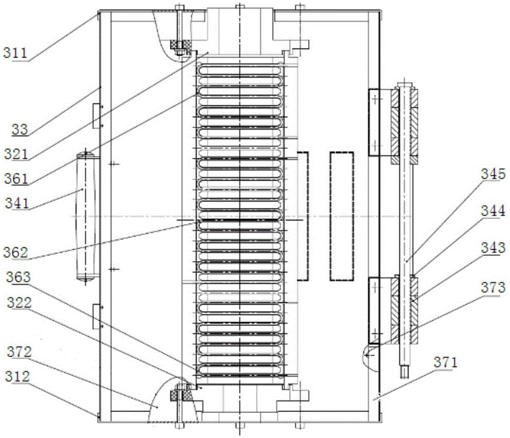 Long-time continuous working creep and rupture tester