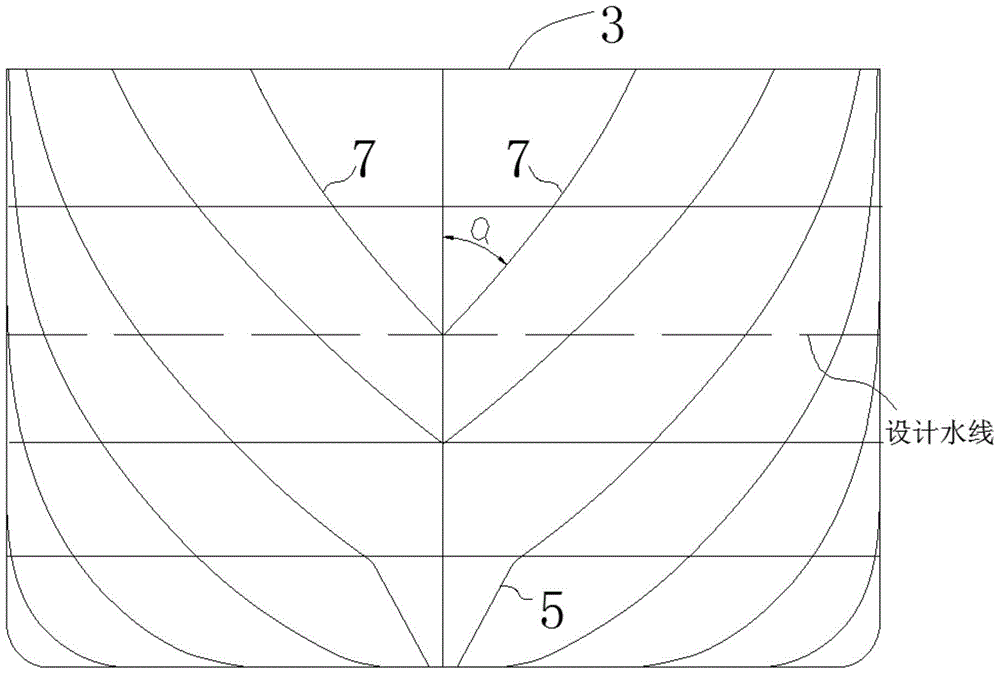 Ice-breaker bow structure