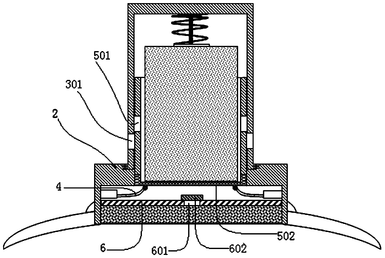 Automatic temperature-regulating aconite cake-separated moxibustion device