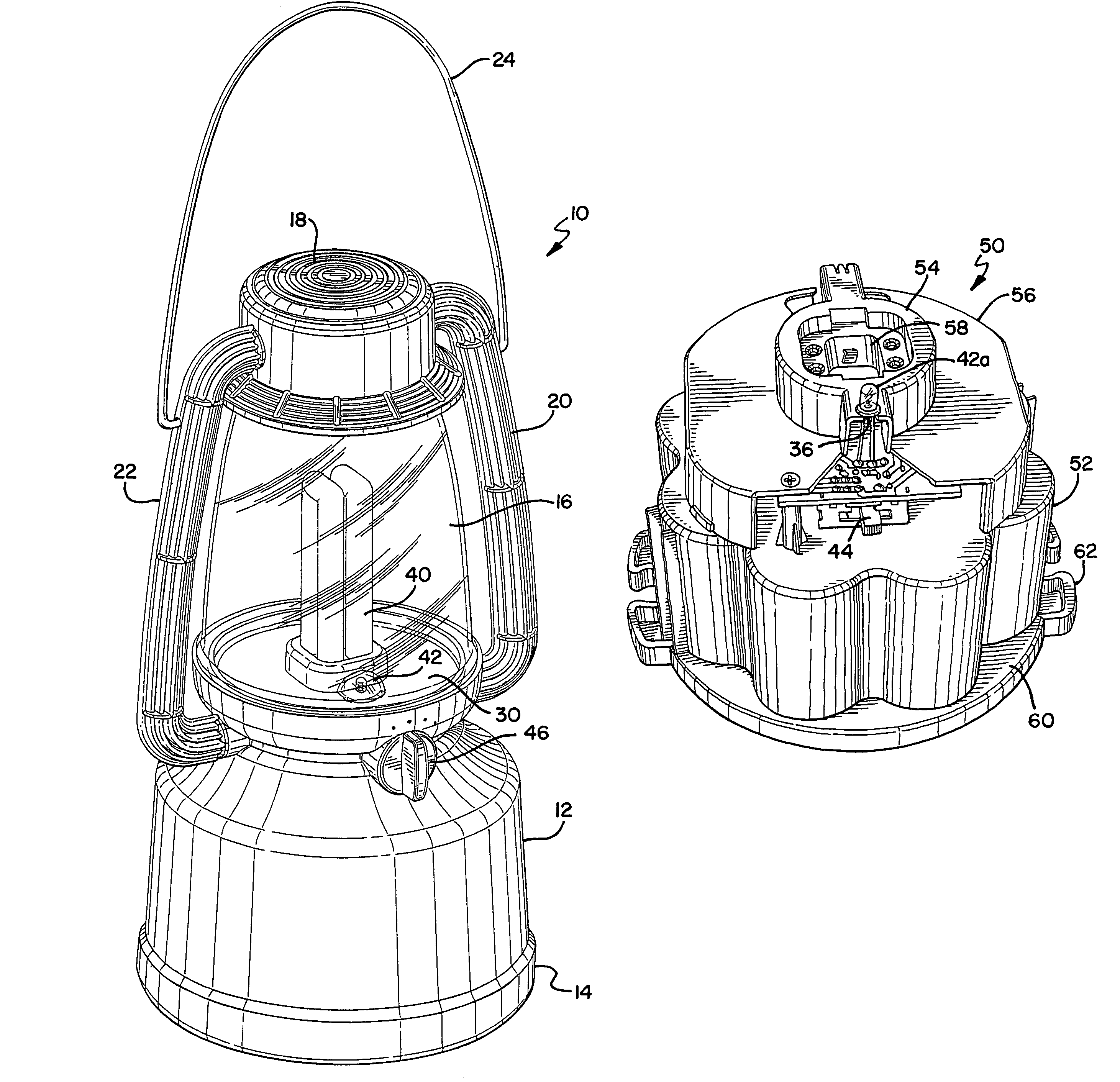 Light retainer assembly