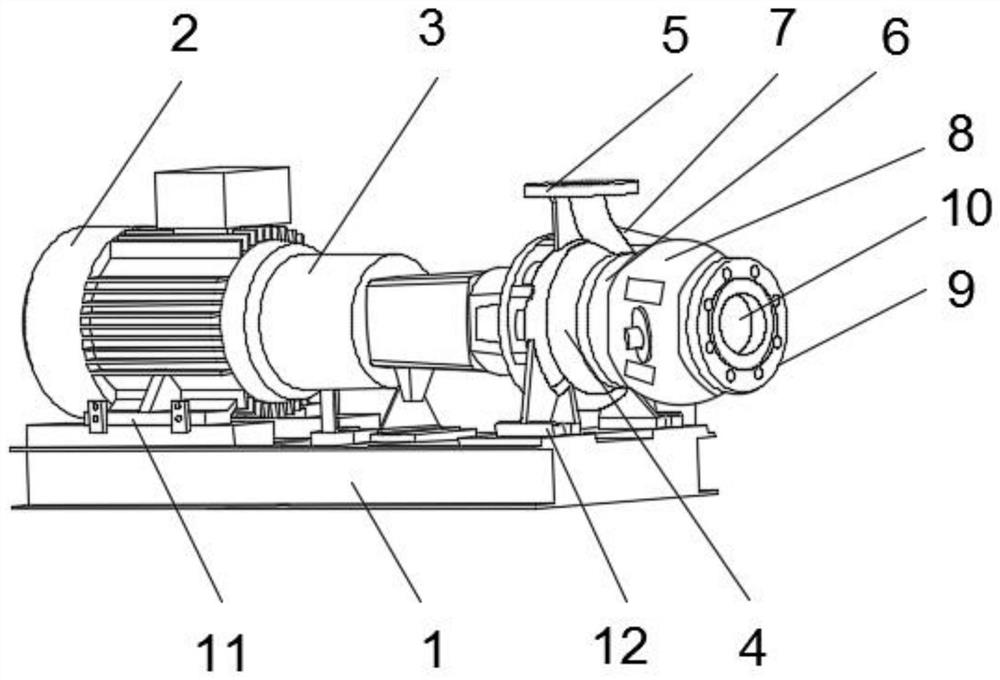 High-suction-stroke self-priming sewage pump not prone to being blocked